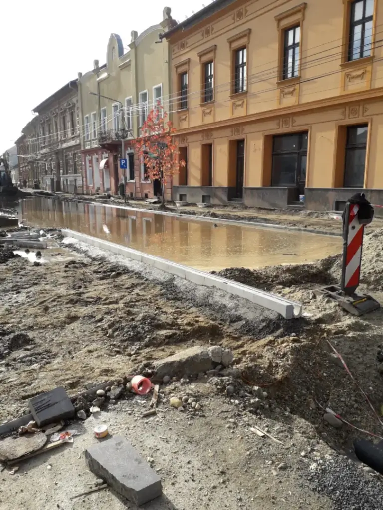 piata catedralei ploaie
