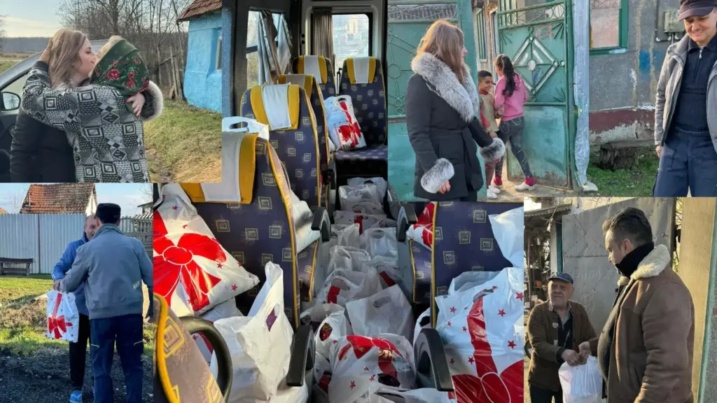 a venit moș crăciun la bocsig