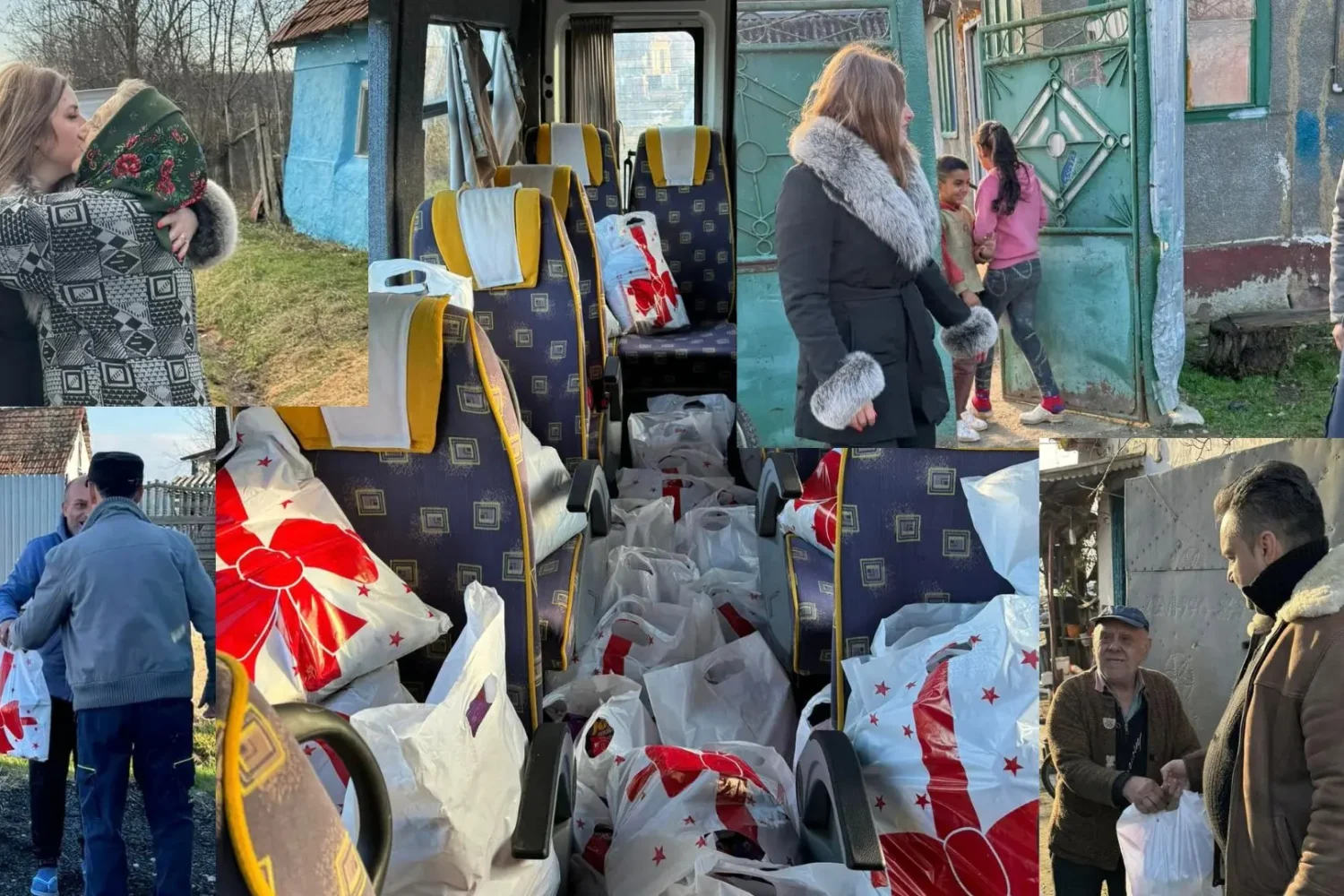 A venit Moș Crăciun la Bocsig