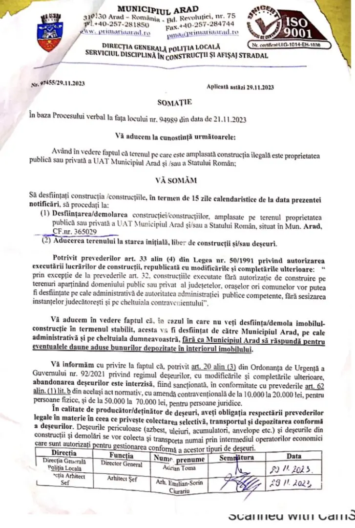 somatie marului