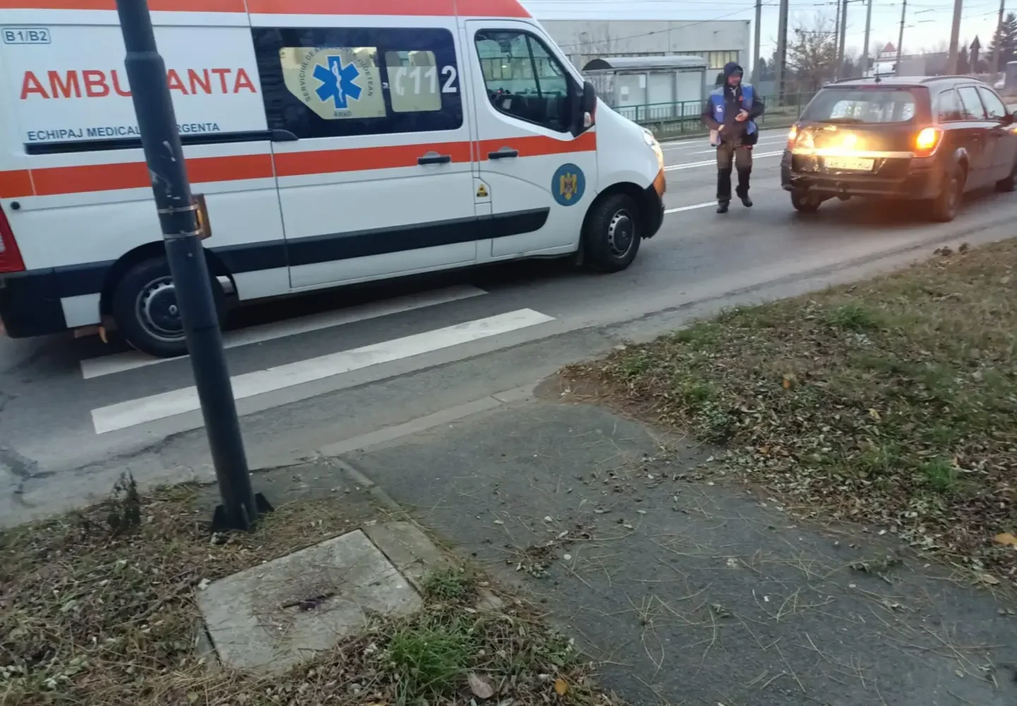 o femeie a suferit fracturi