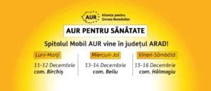 caravana medicală mobilă a aur