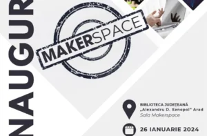 makerspace la biblioteca județeană „alexandru