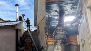 incendiu la o anexă