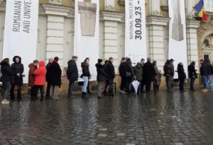 intrare expozitie brancusi timisoara
