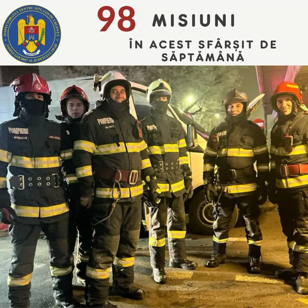 misiuni pompieri arad