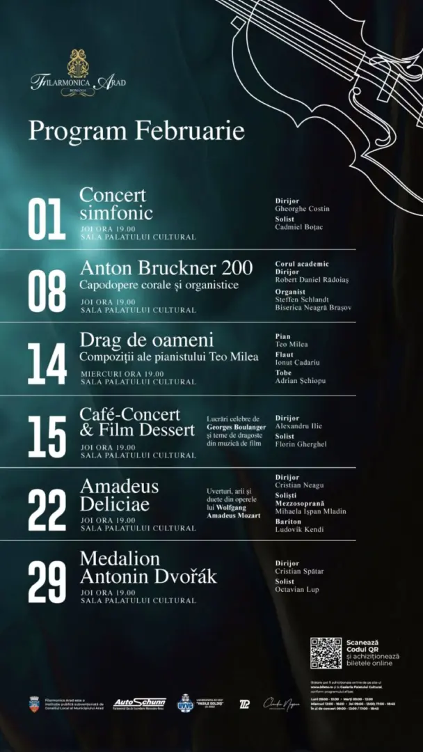 program februarie 2024 filarmonica
