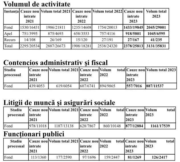 raport activitate 2023 tribunalul arad 7