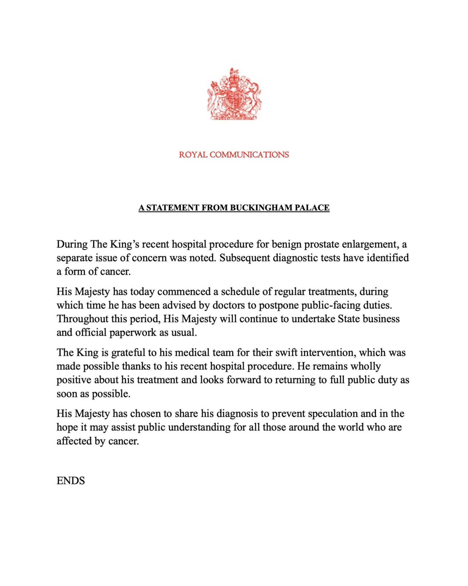 declaratie Casa Regala Britanica scaled