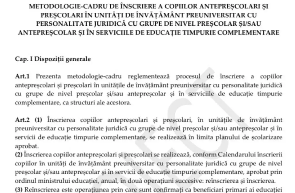 inscrieri crese 2024 2025