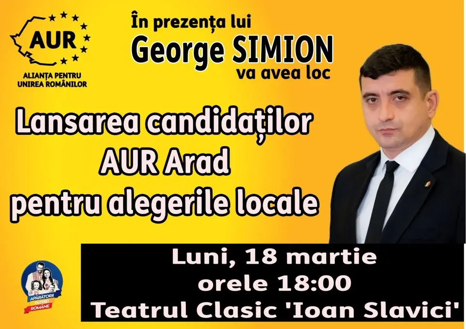 aur arad lansare candidati