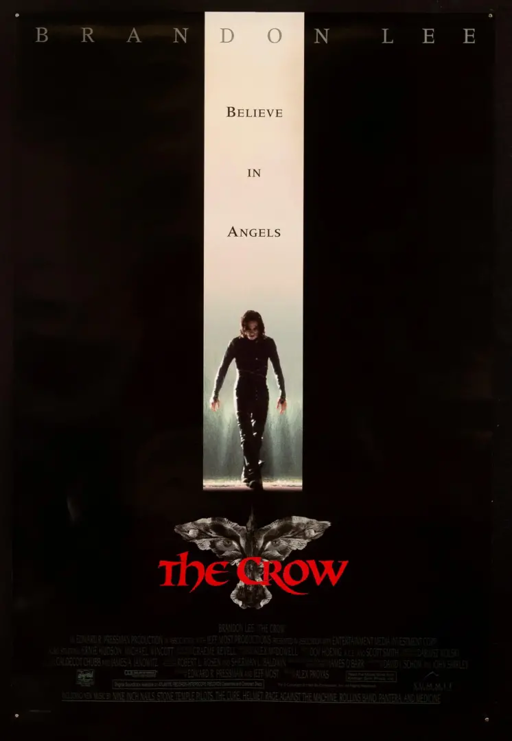 the crow vintage movie poster original 1 sheet 27x41 1
