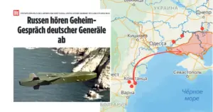 În scenariul conversației secrete dintre generalii germani făcute publice de ruși, astăzi, trei avioane nato au zburat în spațiul aerian ucrainean de pe teritoriul româniei 3 leak audio oficiali germani