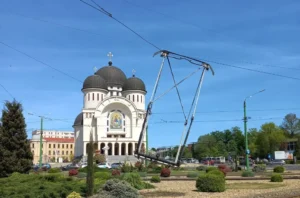 tramvaiele sunt blocate pe șine