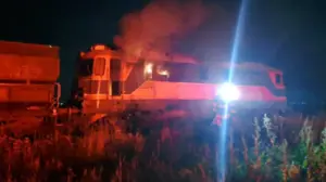 locomotiva unui tren de marfă