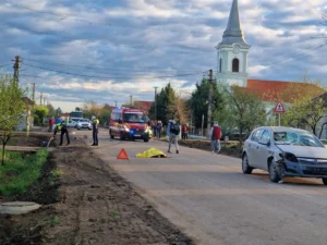 accident mortal la sânleani
