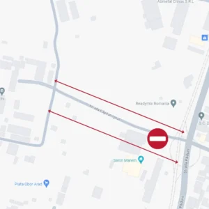 trafic rutier oprit pe strada