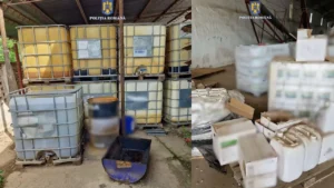 depozitare neconformă de substanțe periculoase