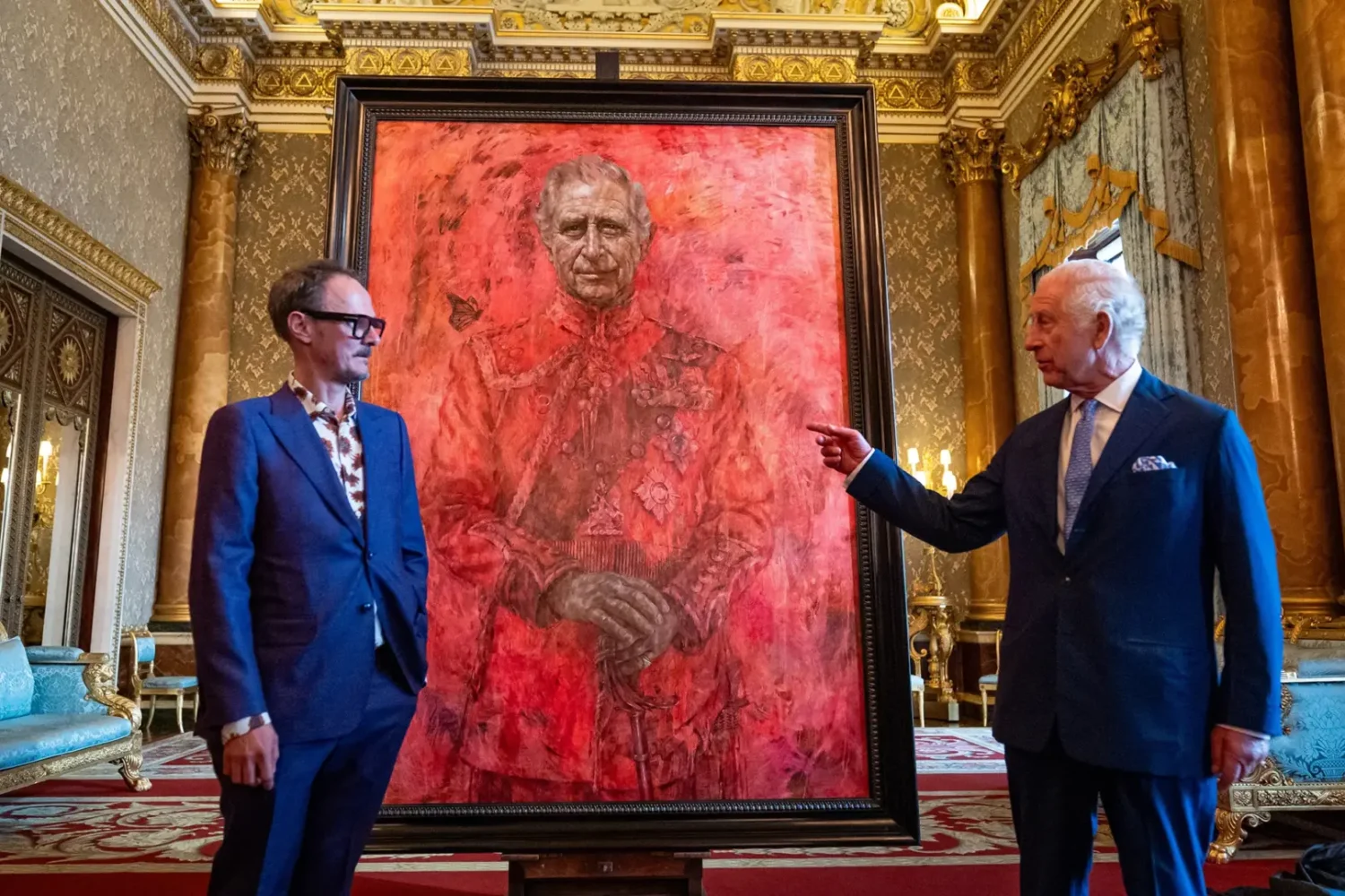 primul portret oficial al regelui