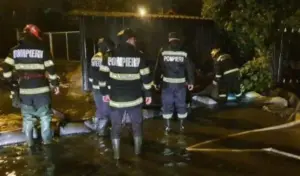 pompierii au intervenit în cursul