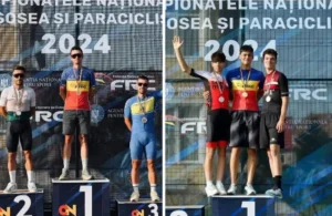 doi cicliști de la clubul