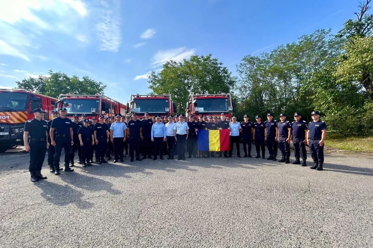 primul contingent specializat în stins