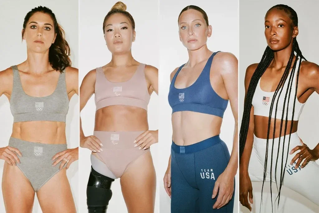 skims apelează la olimpici și paralimpici pentru a modela colecția team usa