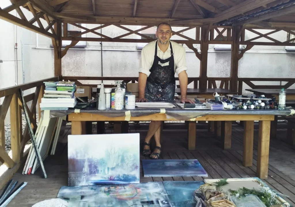 Artistul vizual timişorean Costin Brăteanu, prezent la Simpozionul Internațional de Artă din Polonia