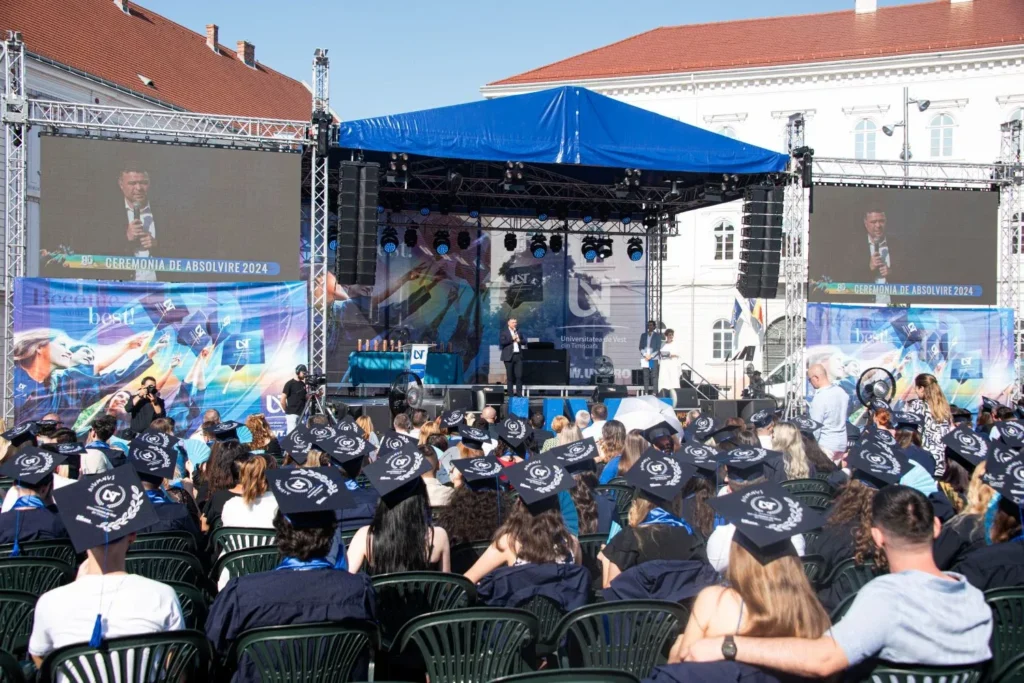 Ceremonia de Absolvire UVT 2024 – sărbătoarea memorabilă a unei noi promoții de absolvenți
