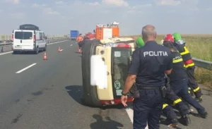 accident rutier pe a1