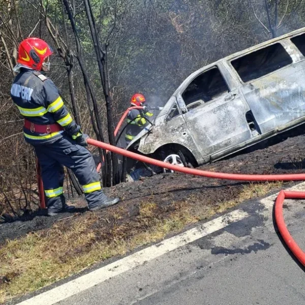 accident incendiu maneraru