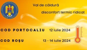 atenție! cod portocaliu și roșu