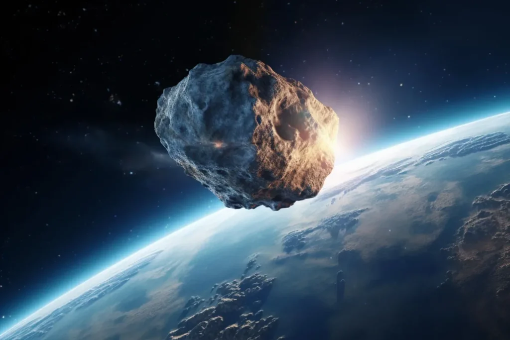 near earth asteroid concept large