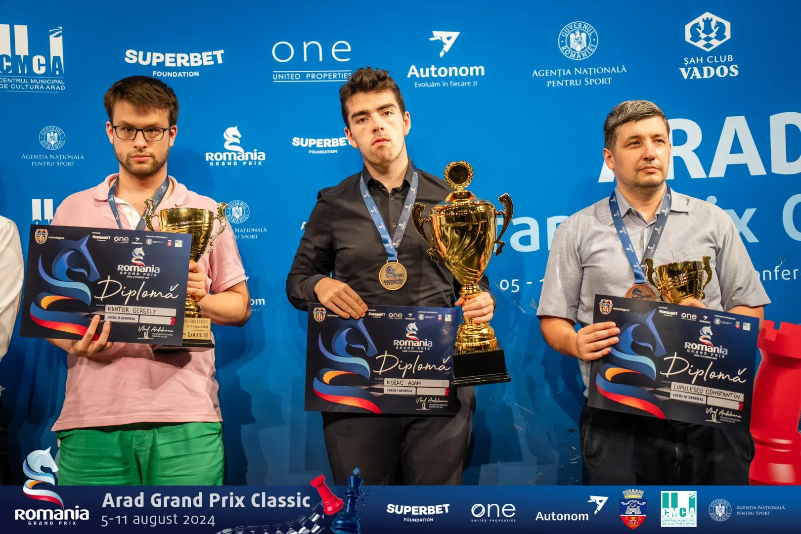 podium arad open sah