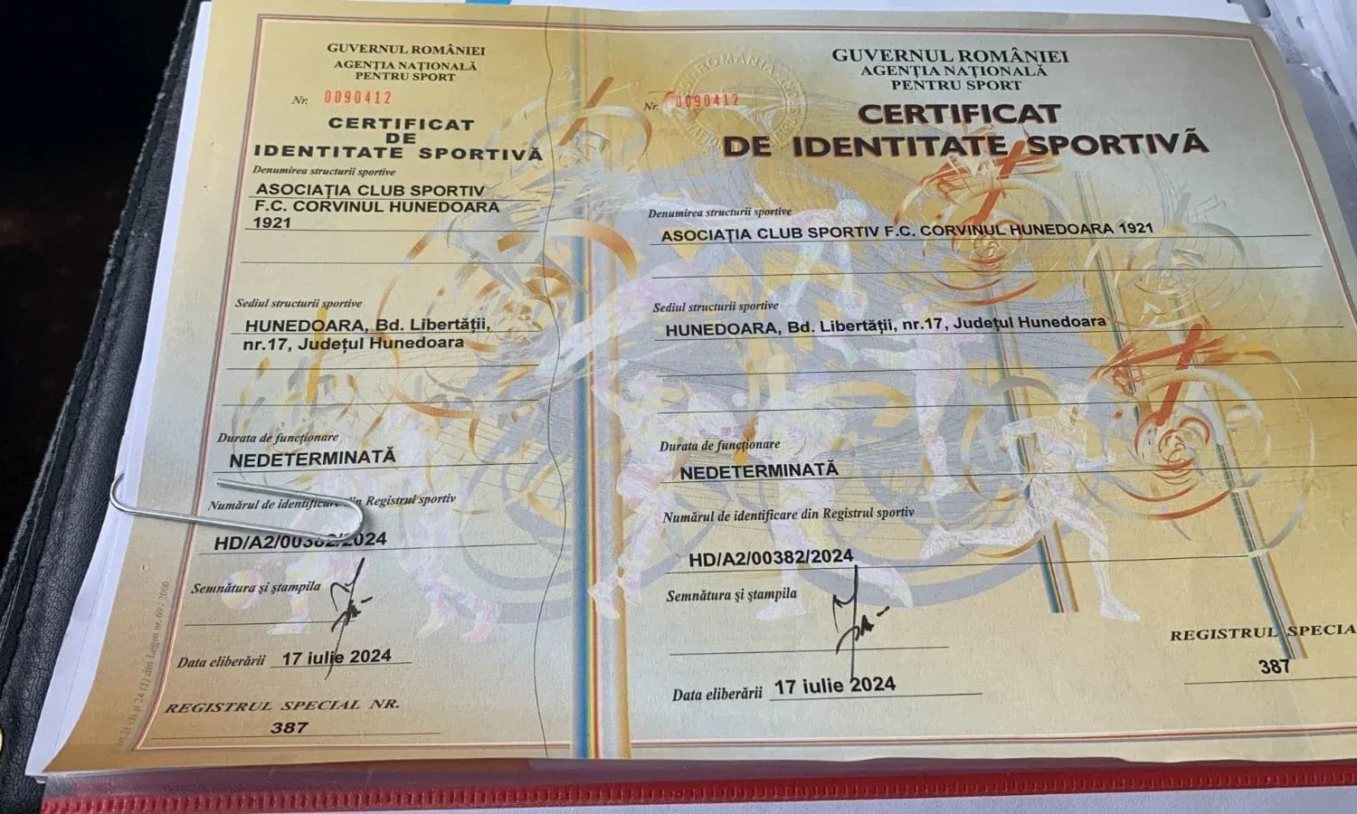 certificatul