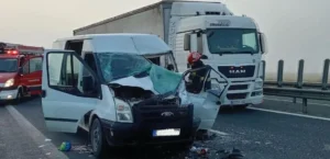 accident rutier pe a1