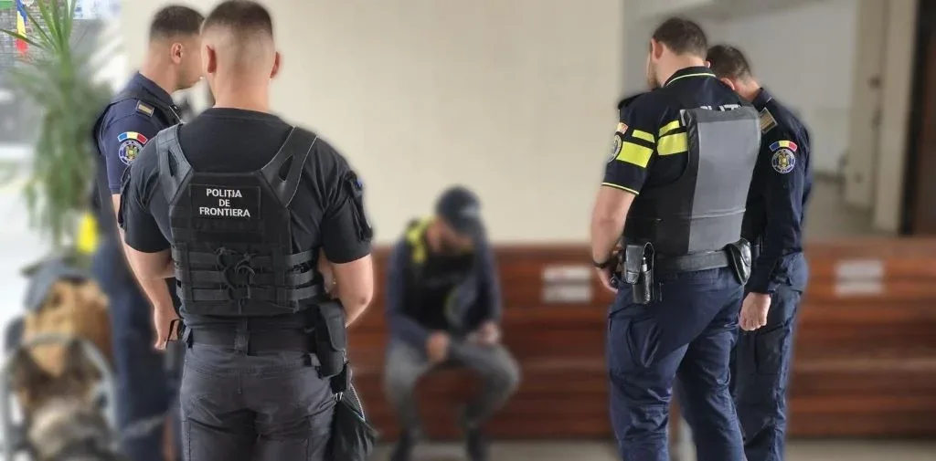 actiune politisti gara