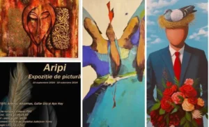 vernisajul expoziției de pictură „aripi