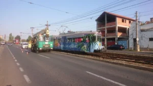 un tramvai s-a defectat în micălaca