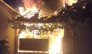 incendiu la o casă din pâncota