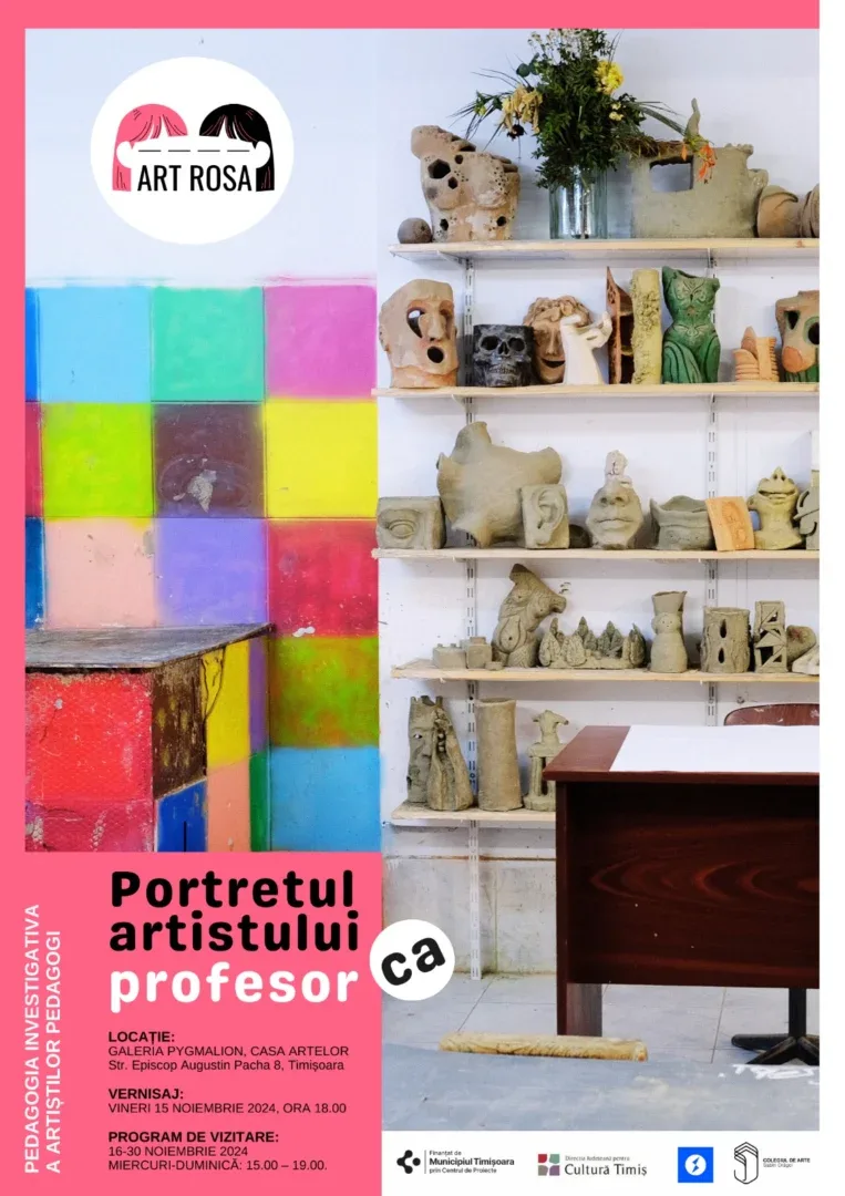 afis portretul artistului art rosa