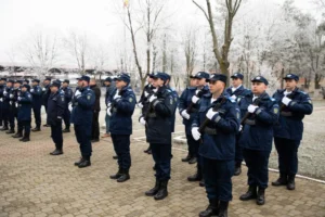 ceremonie de depunere a jurământului militar