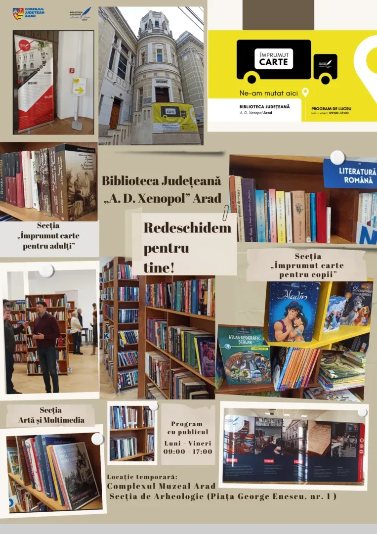 redeschidem pentru tine biblioteca arad 3 februarie 2024