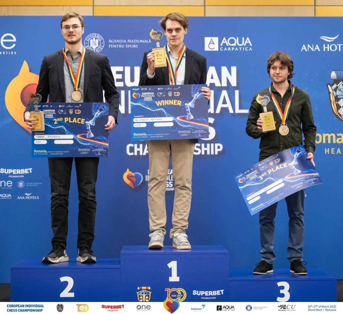 gm frederik svane germania locul 2 gm matthias bluebaum germania locul 1 si gm maxim rodshtein israel locul 3 1 1