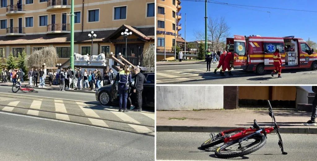 accident biciclist coandi