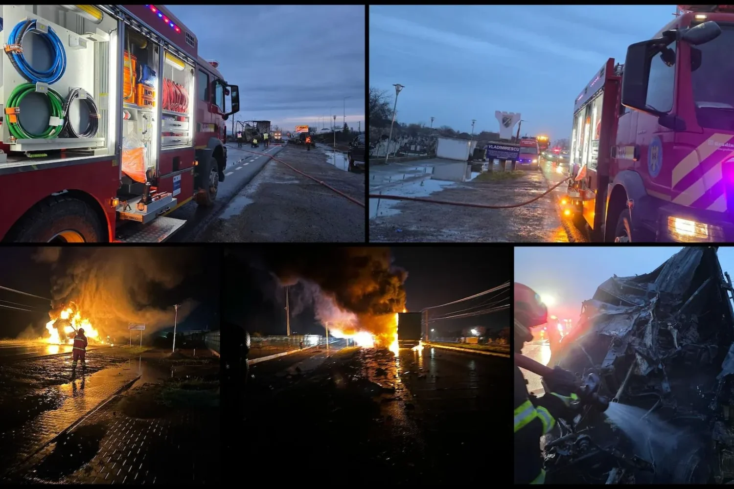 coliziune fatală între două autotrenuri
