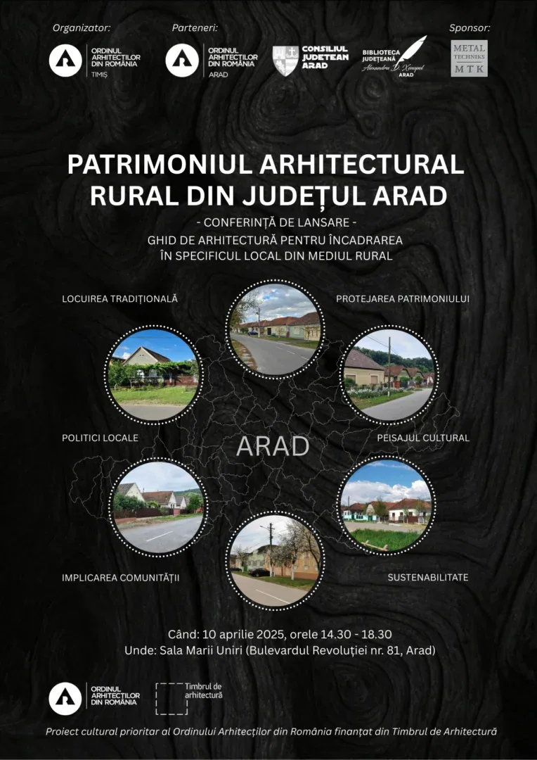 afis conferinta landare ghid rural zona arad