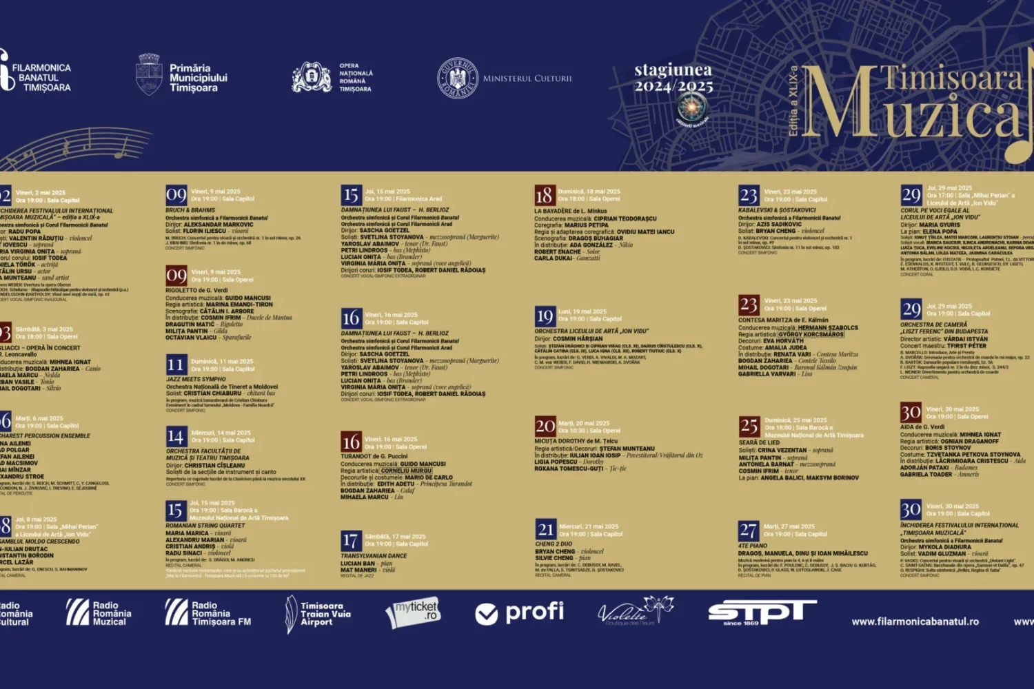 programul festivalului internațional „timișoara muzicală”