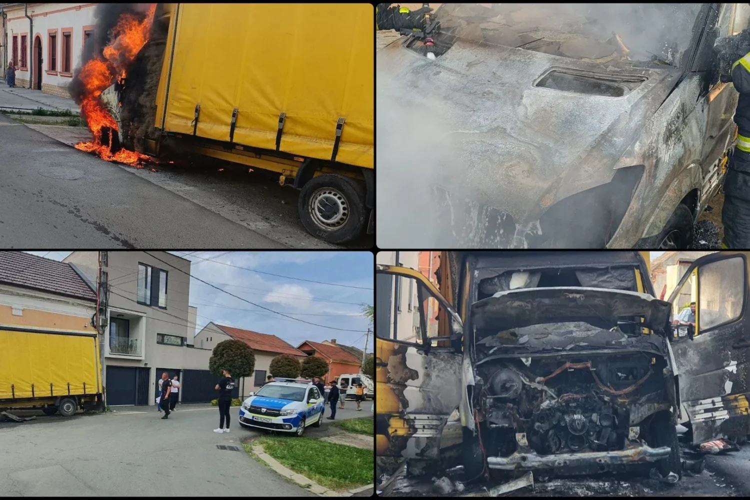 incendiatorul camionetei de pe strada