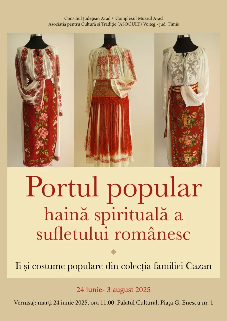 expozitia portul popular colectia cazan ziua iei 24 iunie